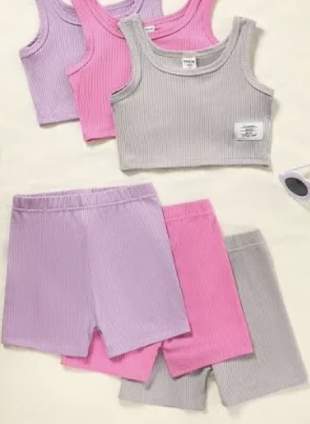 9YOD Pubescent GC of neighbour running around with bra top & 'Booty shorts'