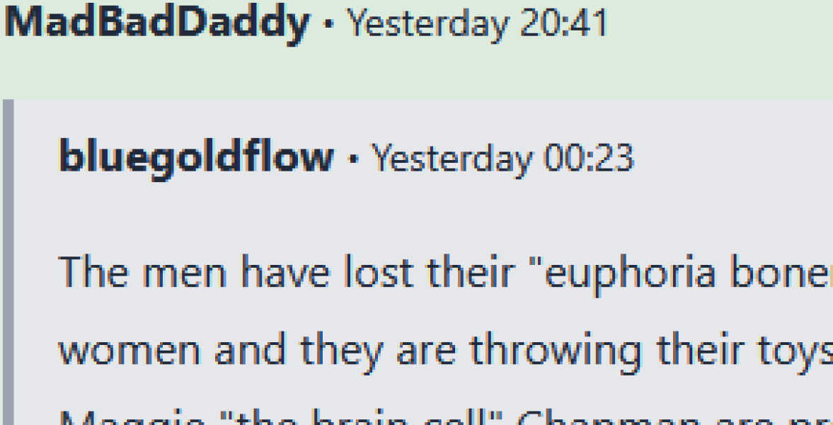 Does anyone else feel disheartened?