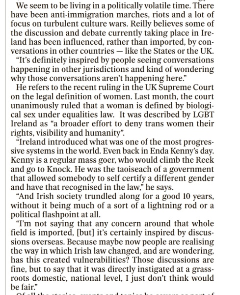 Gender Critical in Ireland Part 4