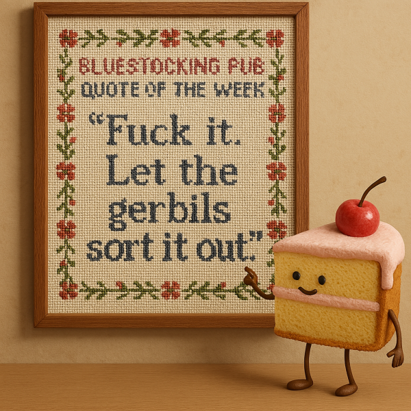 The Bluestocking Women's Pub, where brains can exist in a single state