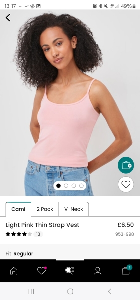 Loose camisole