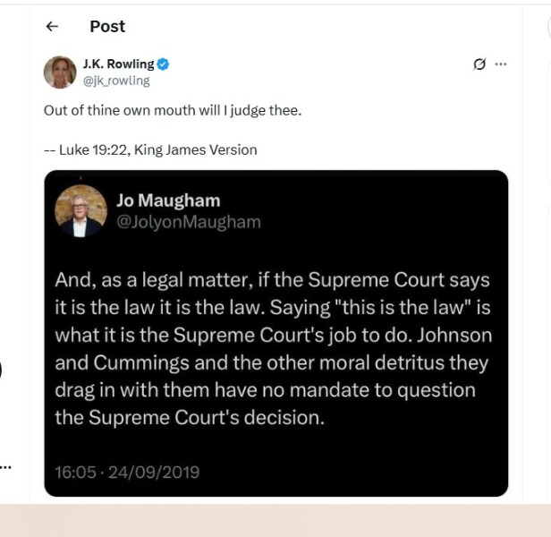 I'm not sure Jo Maugham is quite well