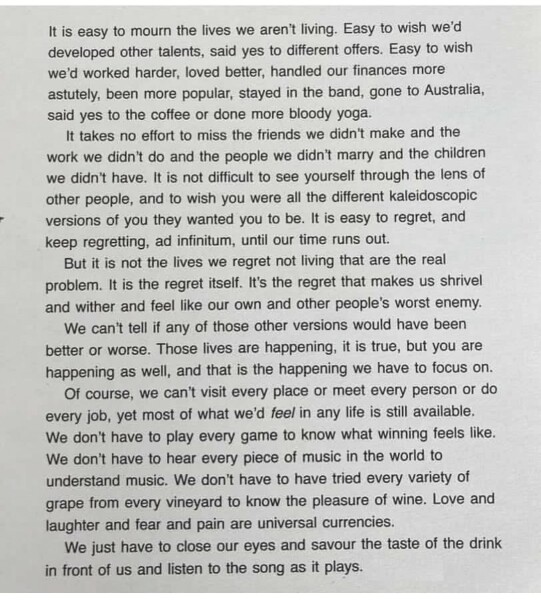 Regret is ruining me