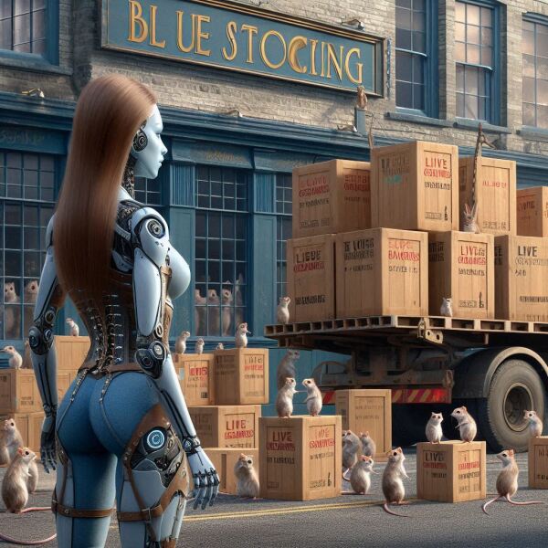 The Bluestocking Women's Pub, where brains can exist in a single state