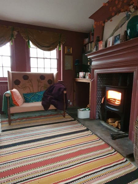 Large lounge colour ideas and curtains