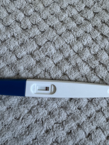 Can you see a faint line??