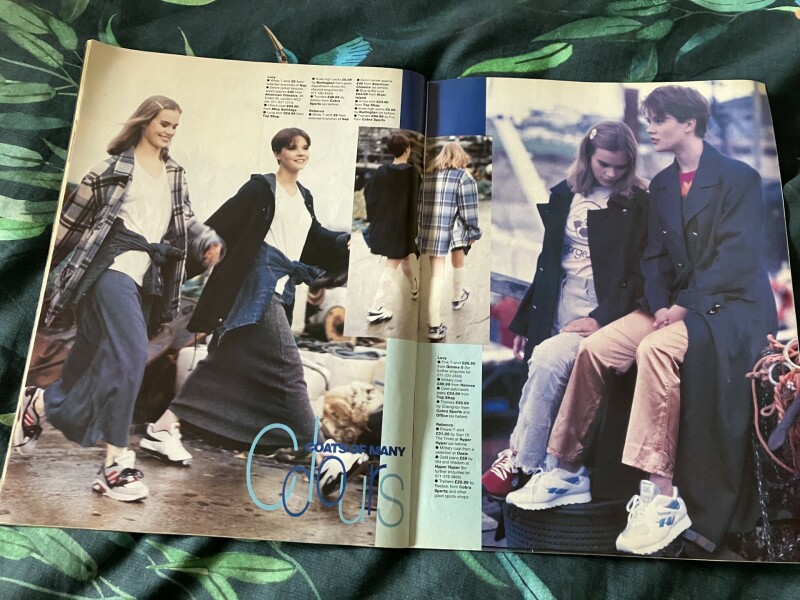 Just17 magazine and Rufus the model