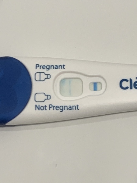 Pregnancy test (positive or negative)