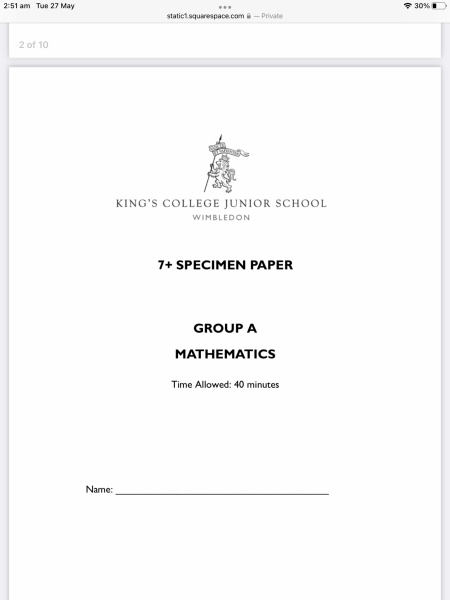 Preparing for 7+ (WUS, SPJ, King's) – Concerned About Advanced Topics