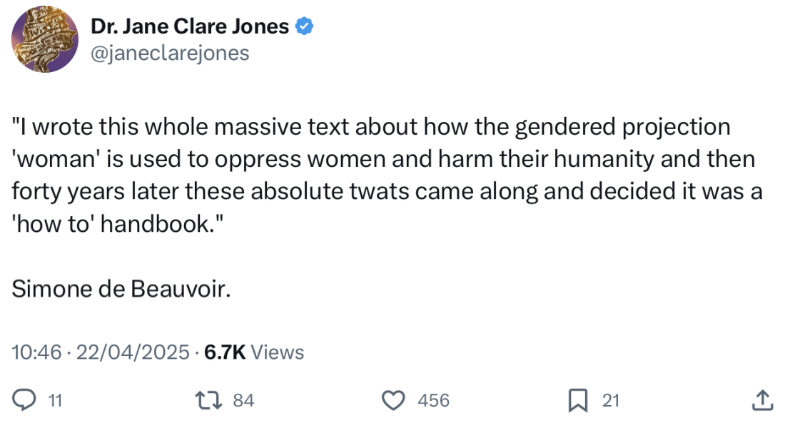 JK Rowlings latest tweet. Just wow!