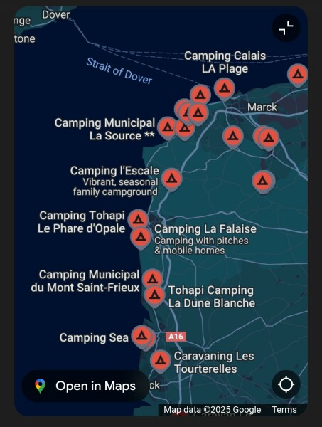 Camping in France....already set up?