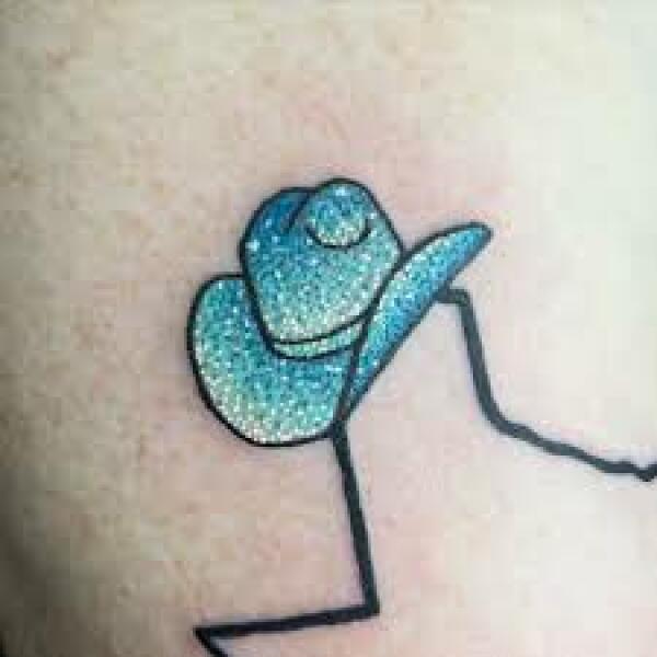 Glitter Tattoo at school