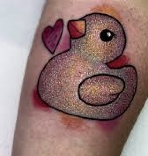 Glitter Tattoo at school