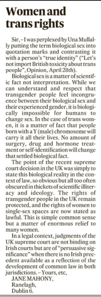 Gender Critical in Ireland Part 4