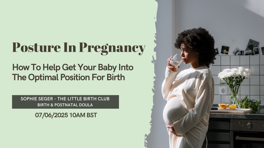 Free Online Pregnancy Education Session - Posture In Pregnancy