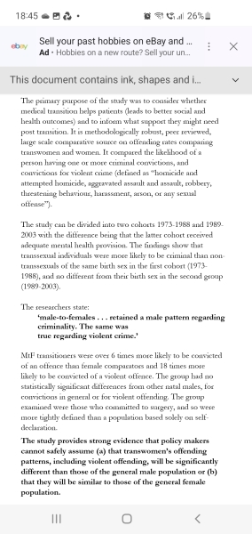 To wonder if there's any actual evidence that's trans women are not safe in male loos?