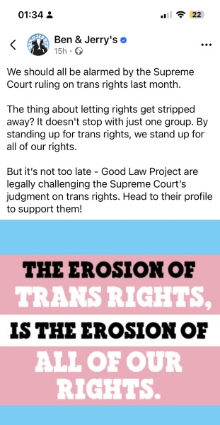 Sad news: we need to boycott Ben and Jerry’s