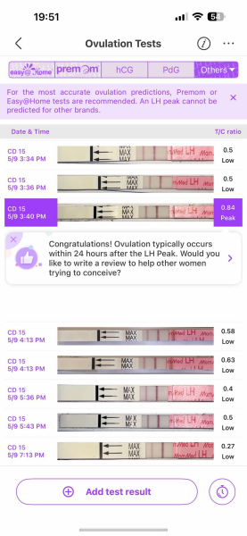Ttc, ovulation tests