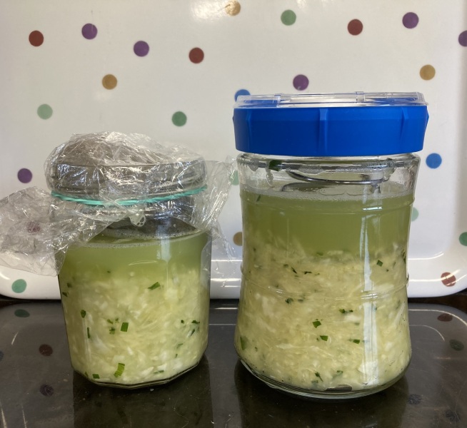 Home-made sauerkraut