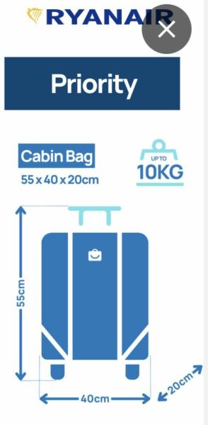 Suitcase size , Is mine to big