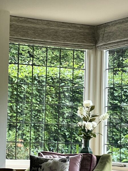 Criss cross window or clear glazing for mock Tudor house?