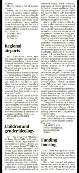 Gender Critical in Ireland Part 4