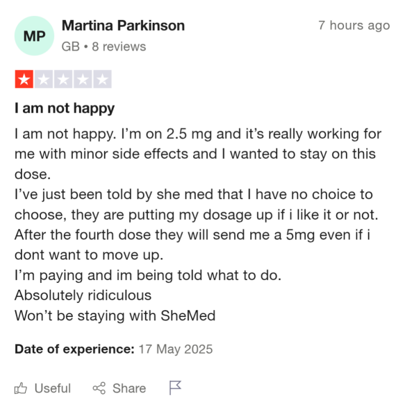 Do you have to go up dosage?