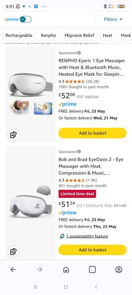Eye massager