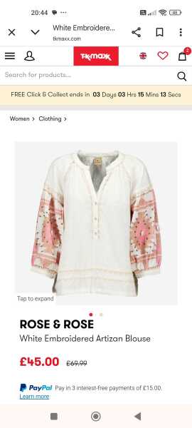 Some boho/embroidered/similar ish tops