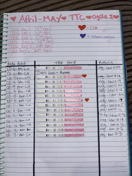 Ttc, ovulation tests