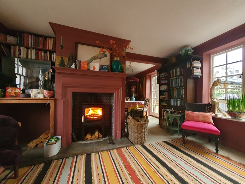 Has anyone got a dark painted living room?