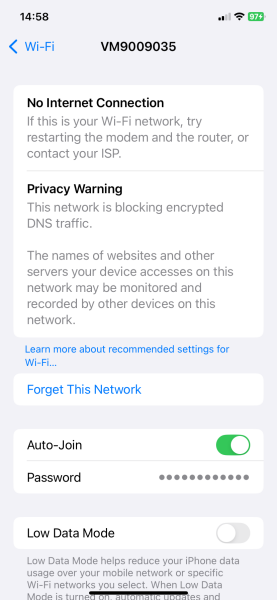 Wi-Fi privacy