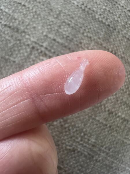 Clear mucus from nose like glue?