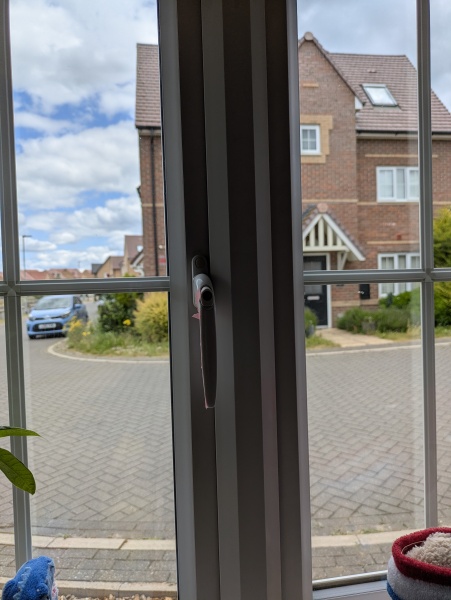 How can I keep this open window secure?