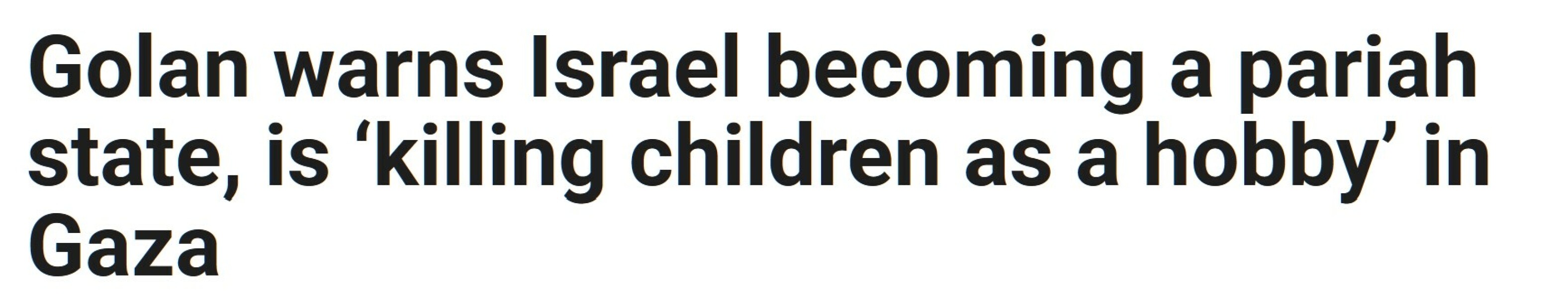 The UK, France and Canada threaten Israel