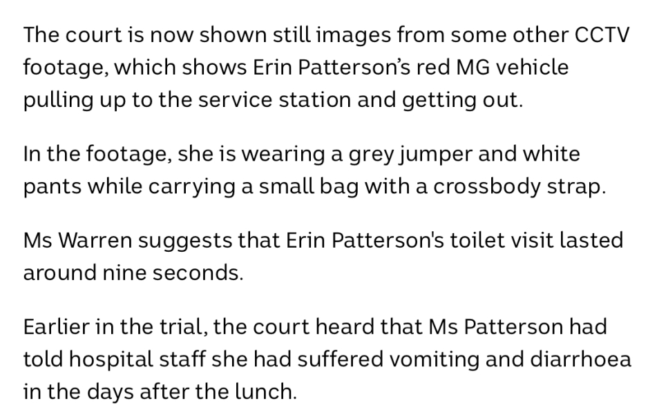 The mushroom poisoning in Vic.... I am gripped - Part 2