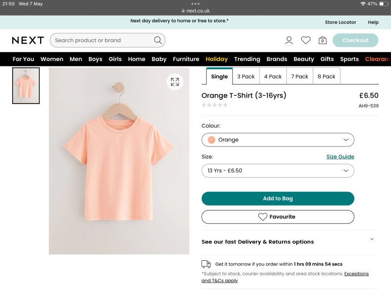 Where to look for colourful t-shirts for DD13?