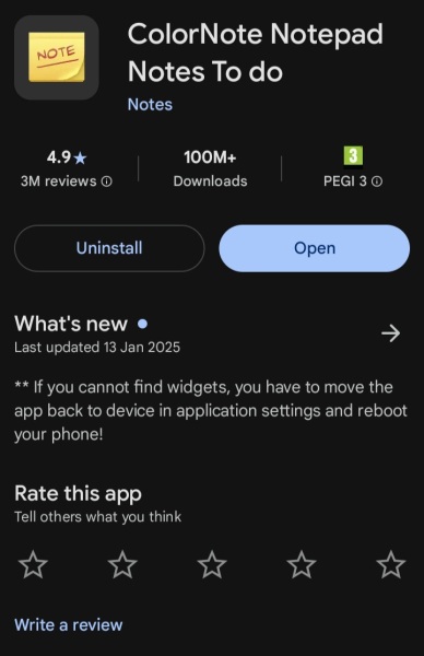 App for making different types of lists?