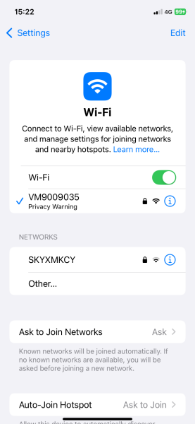 Wi-Fi privacy