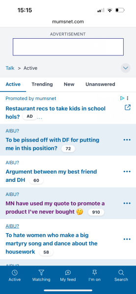 MN have used my quote to promote a product I’ve never bought 🤔