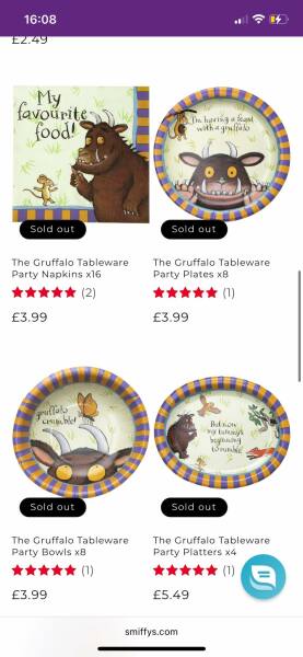 Gruffalo party supplies - help!