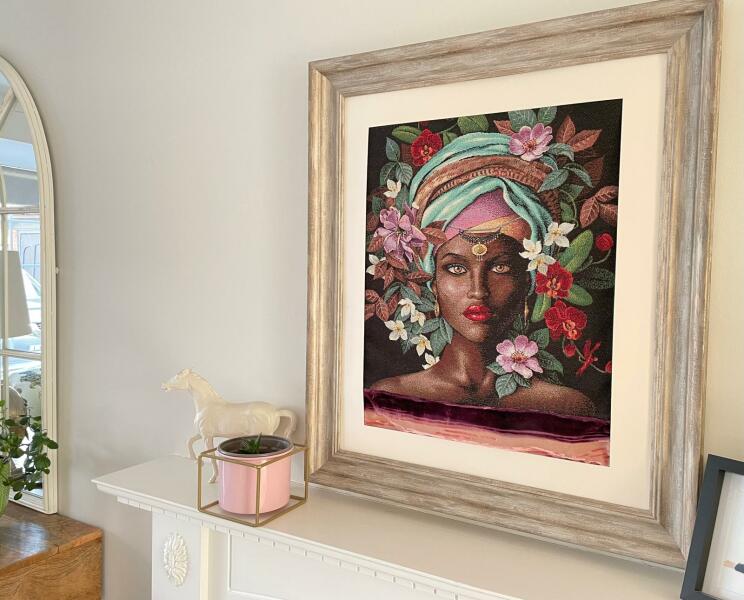 From Cushion to Canvas. My favourite art piece.