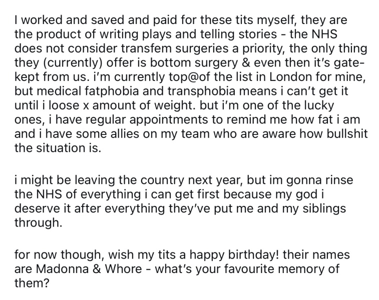 Two biological men a day given trans surgery on the NHS