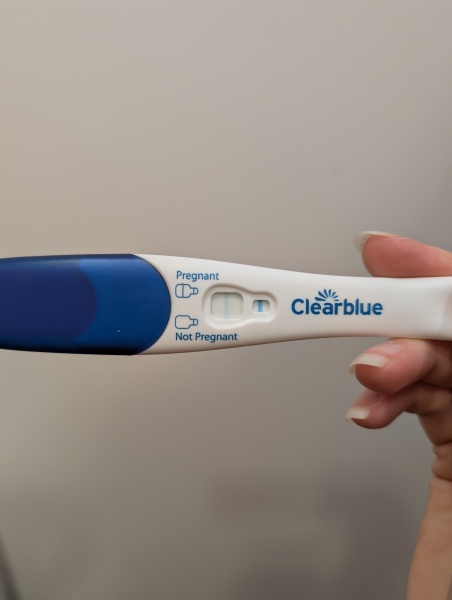 Positive LH and positive pregnancy test