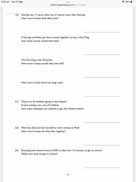Preparing for 7+ (WUS, SPJ, King's) – Concerned About Advanced Topics