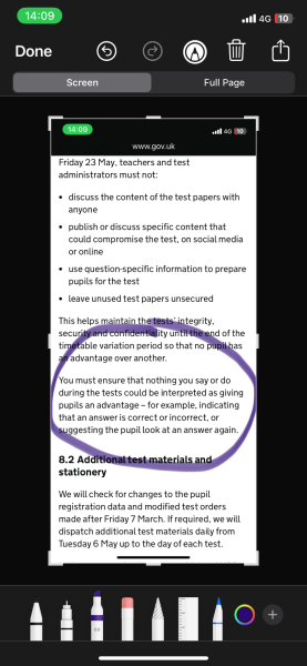 SATS cheating - by the Head!