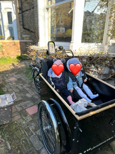 Cargo bikes for baby twins +1