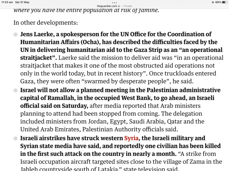 New ceasefire agreement