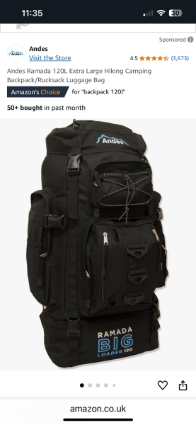 Backpack recommendations for traveling