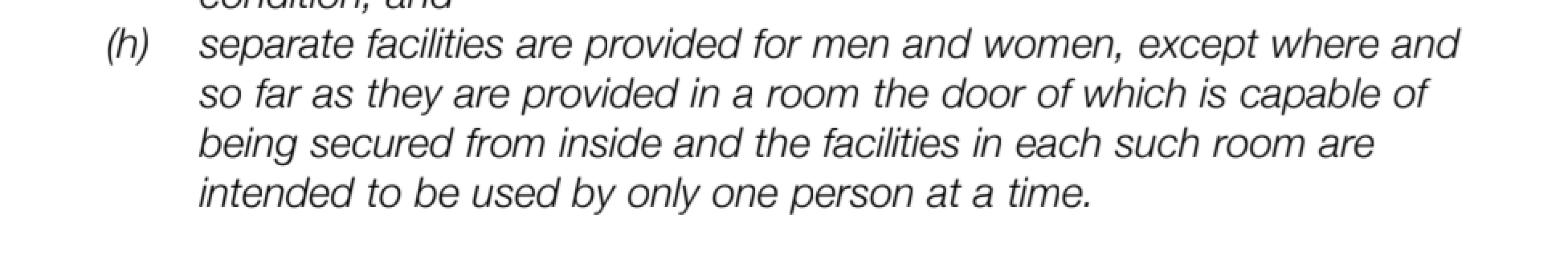 What happens if orgs just make all their toilets and changing rooms mixed sex?